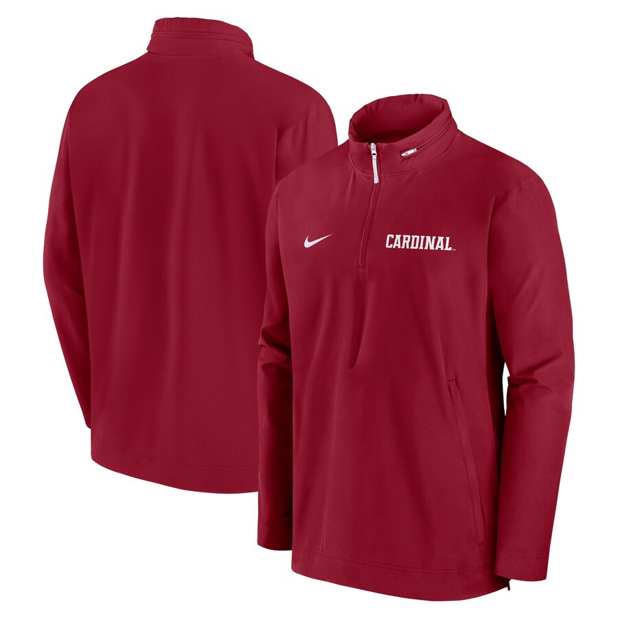 Stanford Cardinal Nike Sideline Coaches Quarter-Zip Jacket - Cardinal | Fanatics