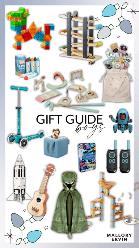 Best boys gifts of 2023! Love the walkie talkies for at home fun, tonies box, scooter, and lots of play sets! 


Holiday gifts, Christmas gifts, kids gifts, holiday gift guide, Mallory Ervin gift guides, boy gifts 

#LTKGiftGuide #LTKSeasonal #LTKHoliday