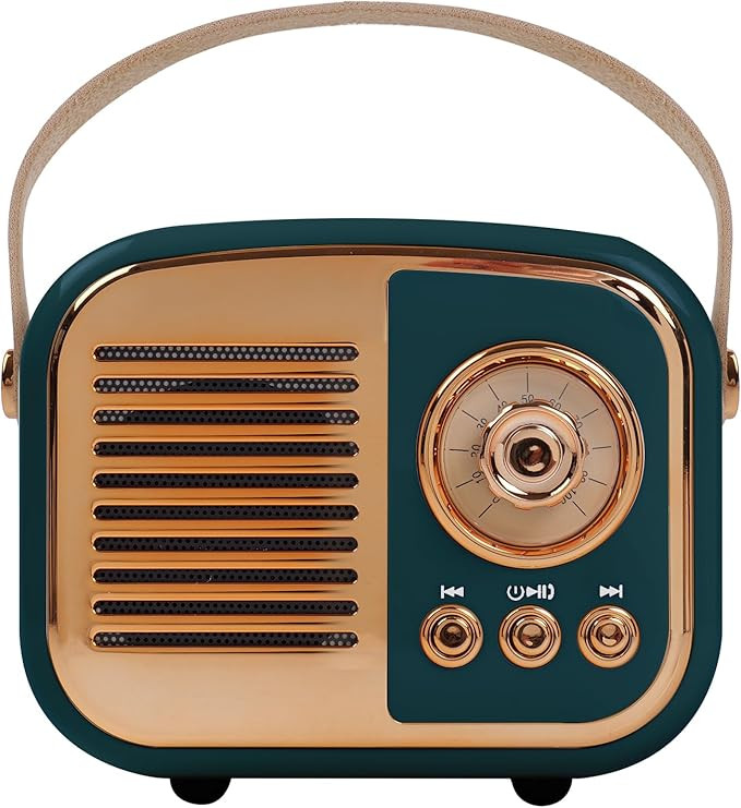 Retro Bluetooth Speaker, Vintage Wireless Speaker,Portable Mini Radio Old Fashion Style for Room ... | Amazon (US)