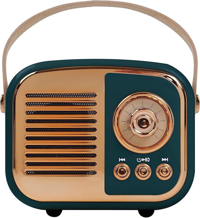 Retro Bluetooth Speaker, Vintage Wireless Speaker,Portable Mini Radio Old Fashion Style for Room ... | Amazon (US)