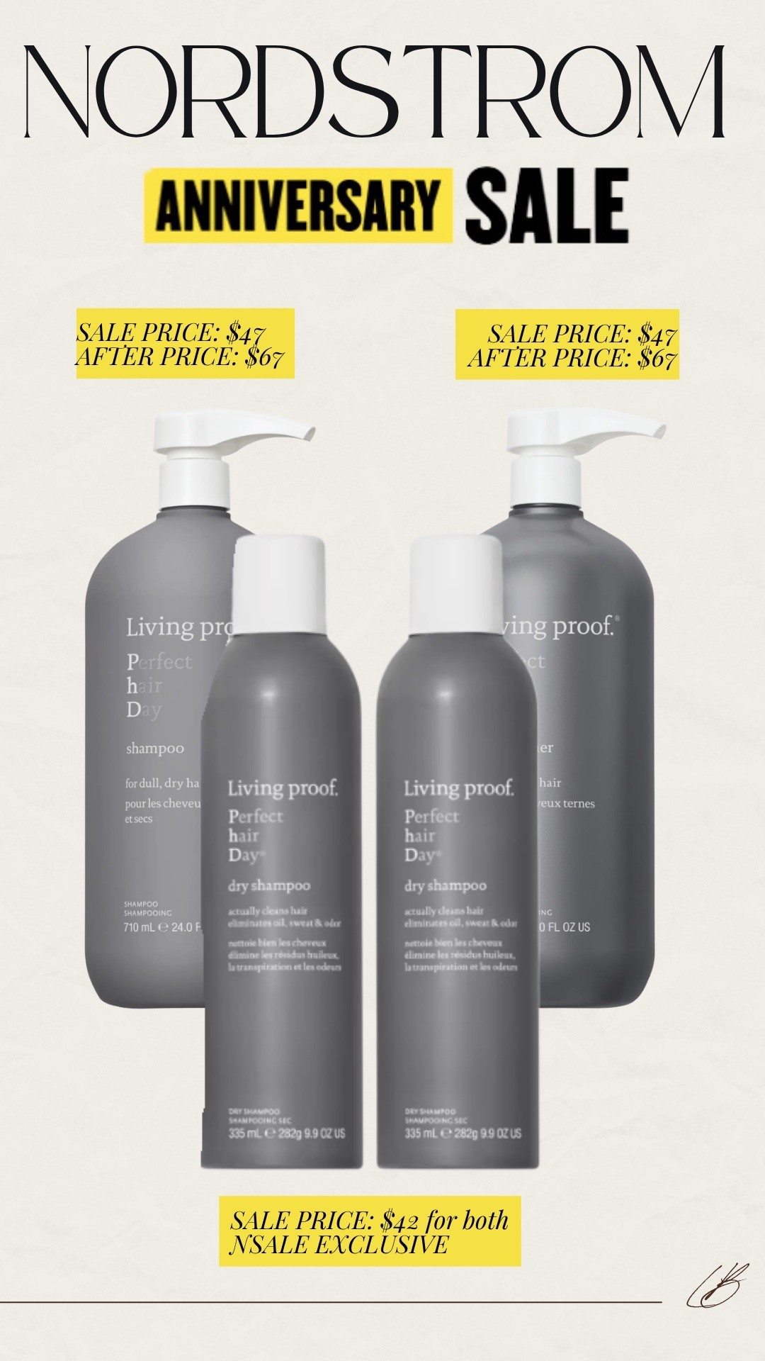 The Nordstrom sale has kicked off to all Icon members! Head on over for the best Living Proof deals! 

#LTKBeauty #LTKSaleAlert #LTKFindsUnder50