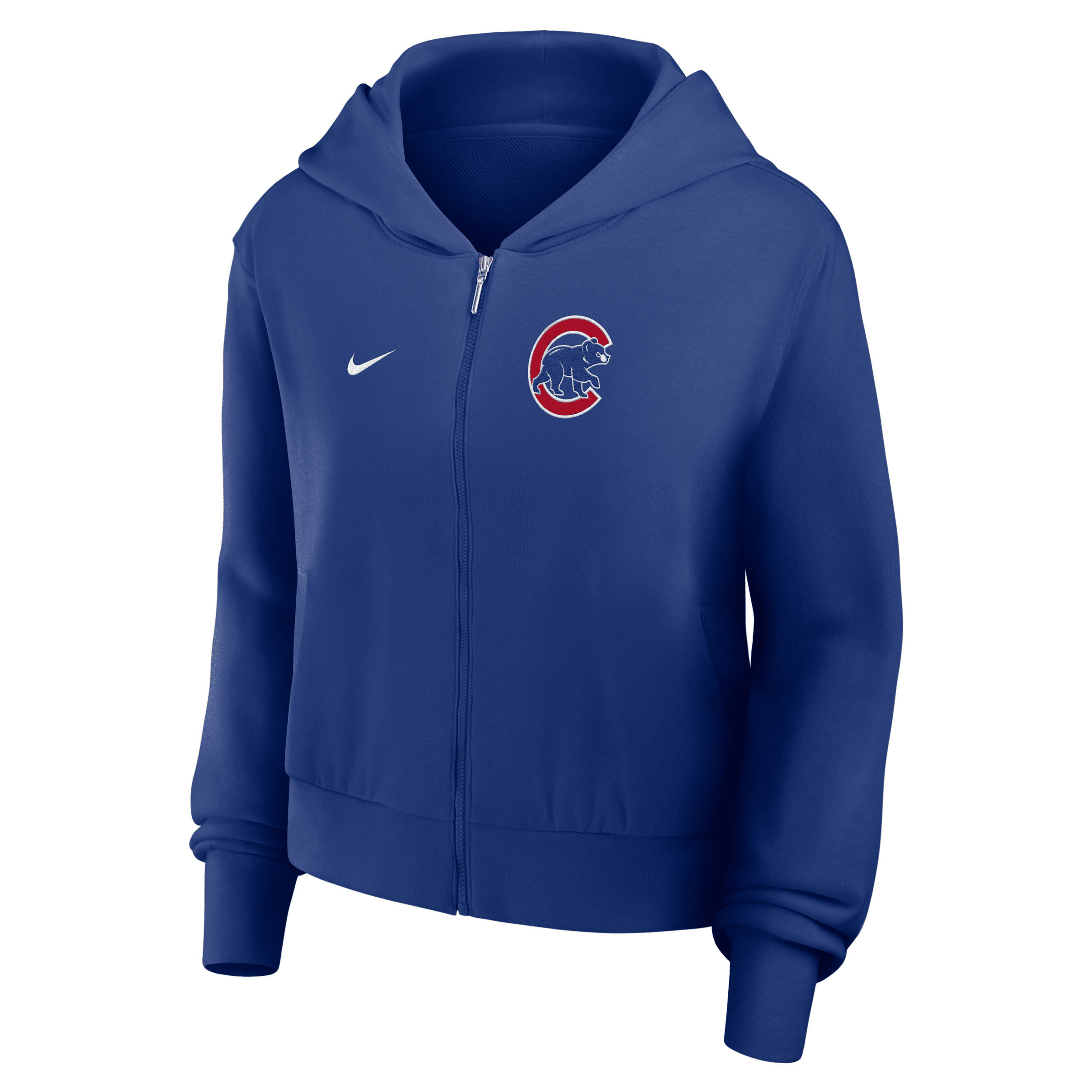 Chicago Cubs Womenâs Nike Women's MLB Full-Zip Hoodie in Blue | 035D11TUEJ-HVV | Nike (US)