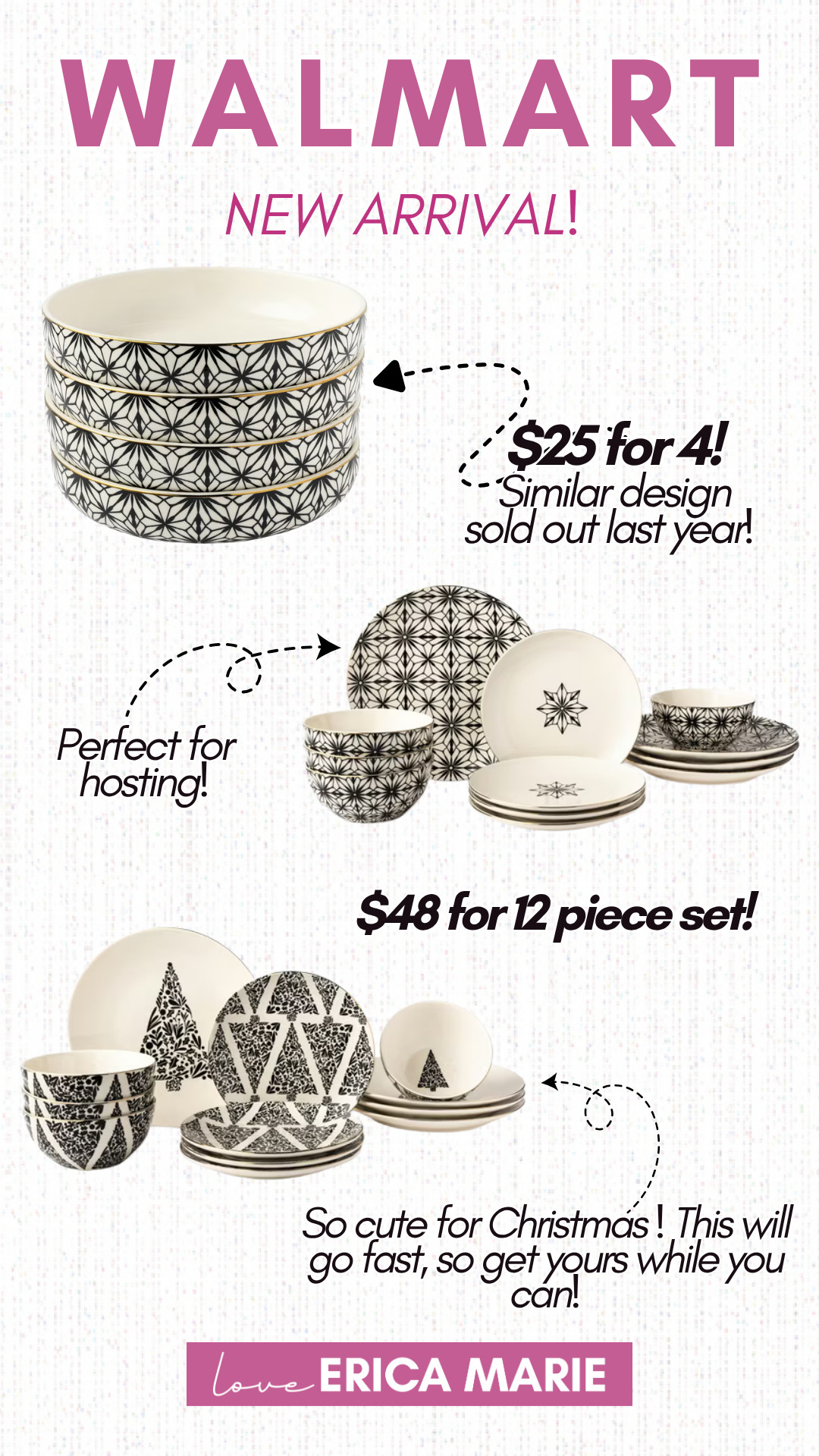 These sets would be perfect for hosting! You have to see the sets that would be so cute for Christmas! They will go fast, so hurry and grab yours before they disappear!

#Holidayhome #ChristmasHosting #HolidayEntertaining #KitchenUpgrade #HostingEssentials #HolidayTable #DinnerwareSets 

 #LTKHome #LTKSaleAlert