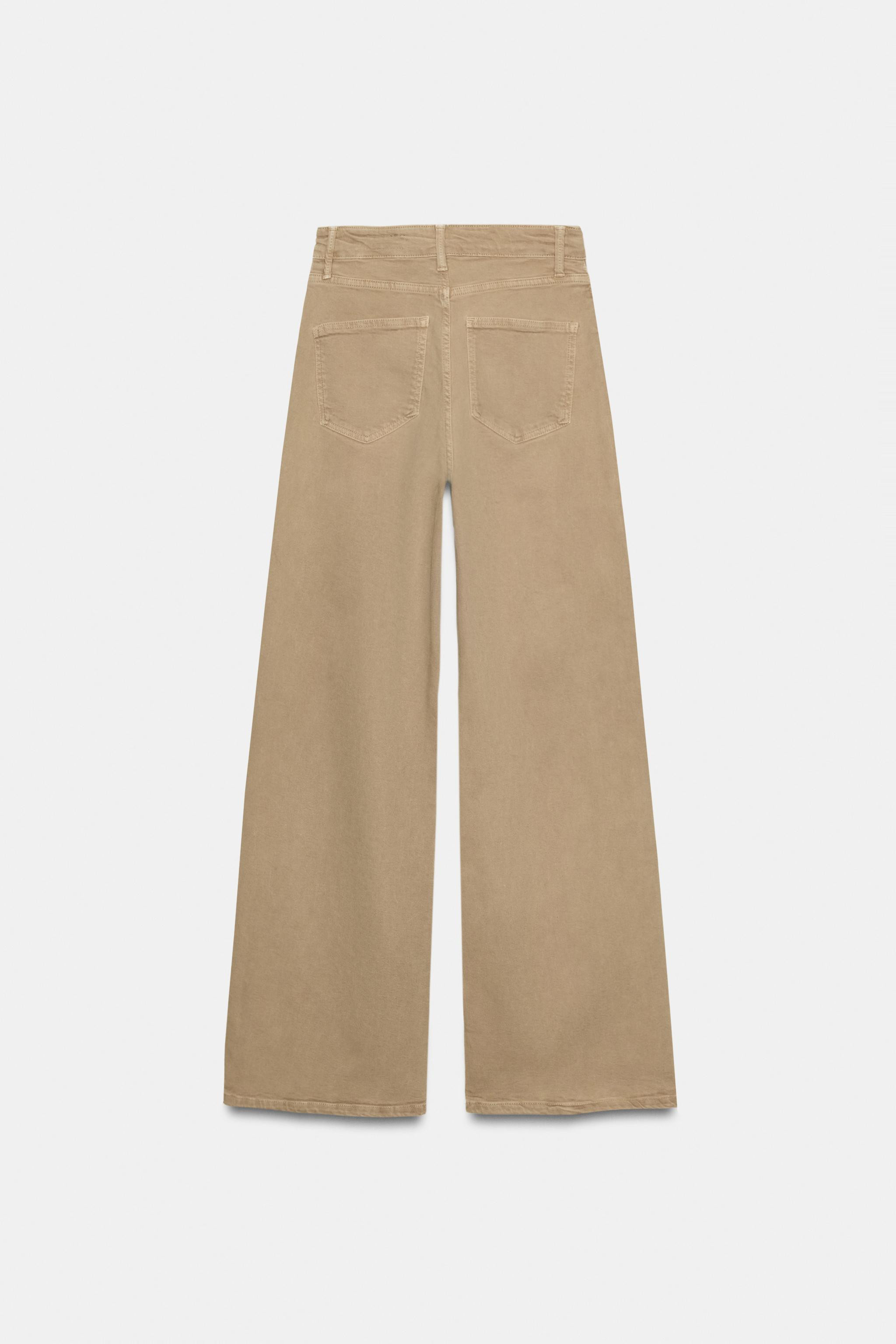 ZW COLLECTION HIGH-WAIST WIDE LEG JEANS | Zara US