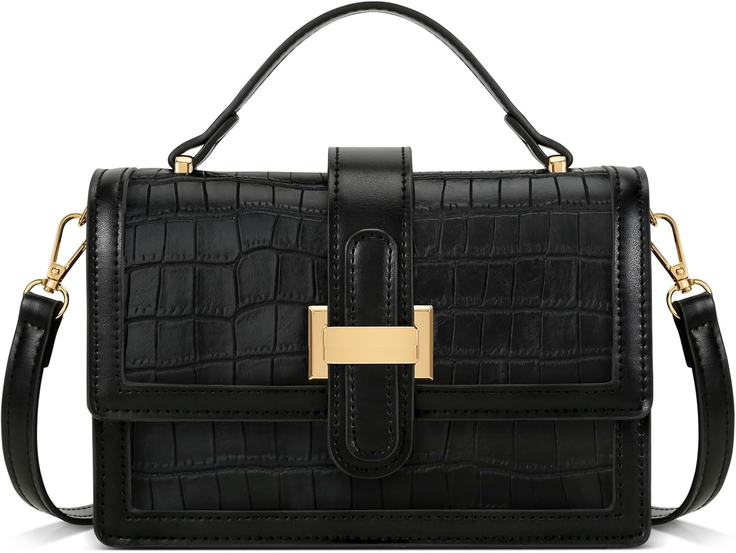 KKXIU Crossbody Bag for Women, Top Handle Purse Small Designer Handbag | Amazon (US)