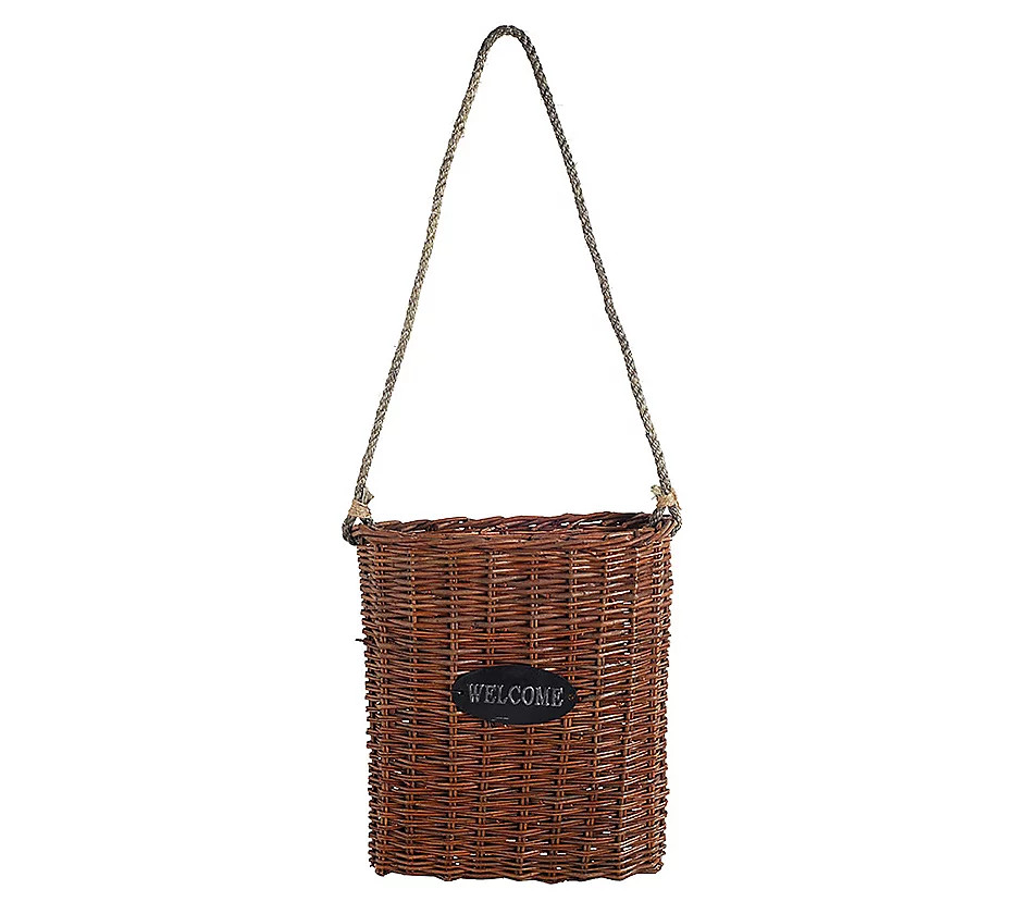 Barbara King Woven Basket | QVC