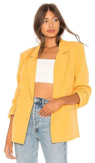 Lovers + Friends Noemi Blazer in Honey | Revolve Clothing (Global)