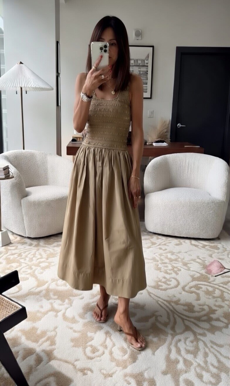 A great poplin dress paired with cute white sandals and a great handbag because elegance doesn’t need to try too hard 🤍

#LTKSeasonal #LTKootd #LTKU