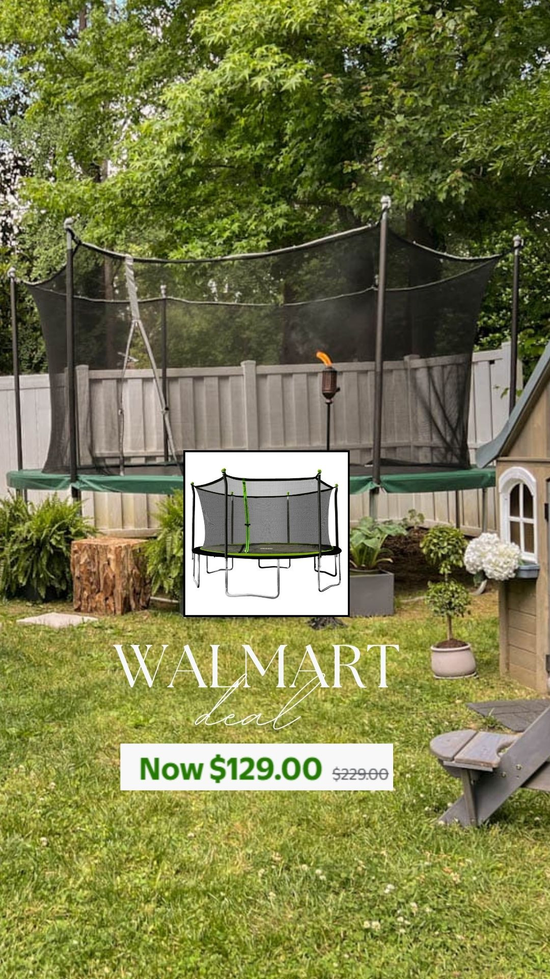 Walmart Deal | 14ft Trampoline Only $129 🎉We paid $250

kids+outdoor+play
backyard+ideas
blackfriday deals 

 #LTKCyberWeek #LTKGiftGuide #LTKKids