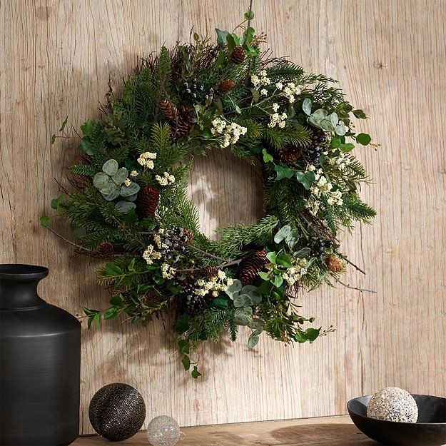 Ultimate Pinecone Wreath – 60cm | The White Company (UK)