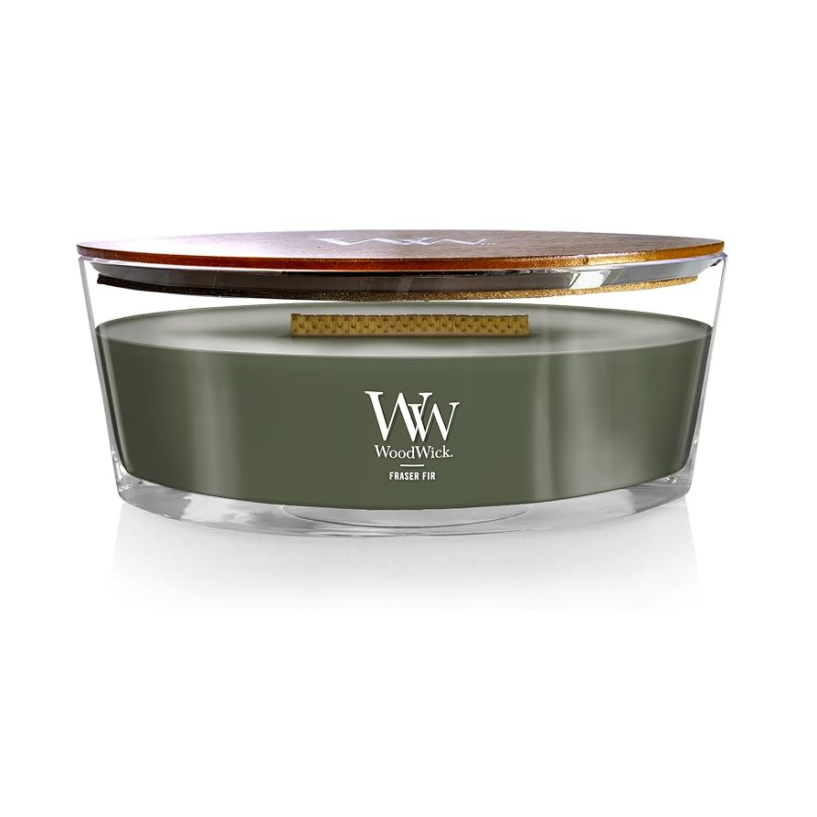 Woodwick Ellipse Scented Candle Frasier Fir Scented Up to 50 Hours Burn Time Great for Any Home D... | Amazon (US)