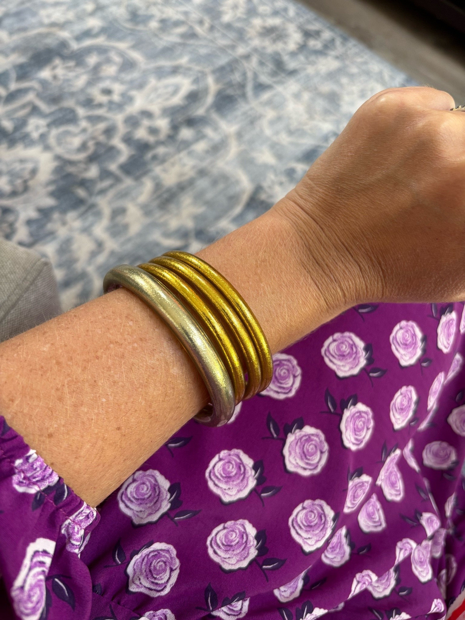 Best all weather bangles!! Waterproof, can’t break and zero tarnish ⭐️

#LTKdayinmylife #LTKootd #LTKselfcare
