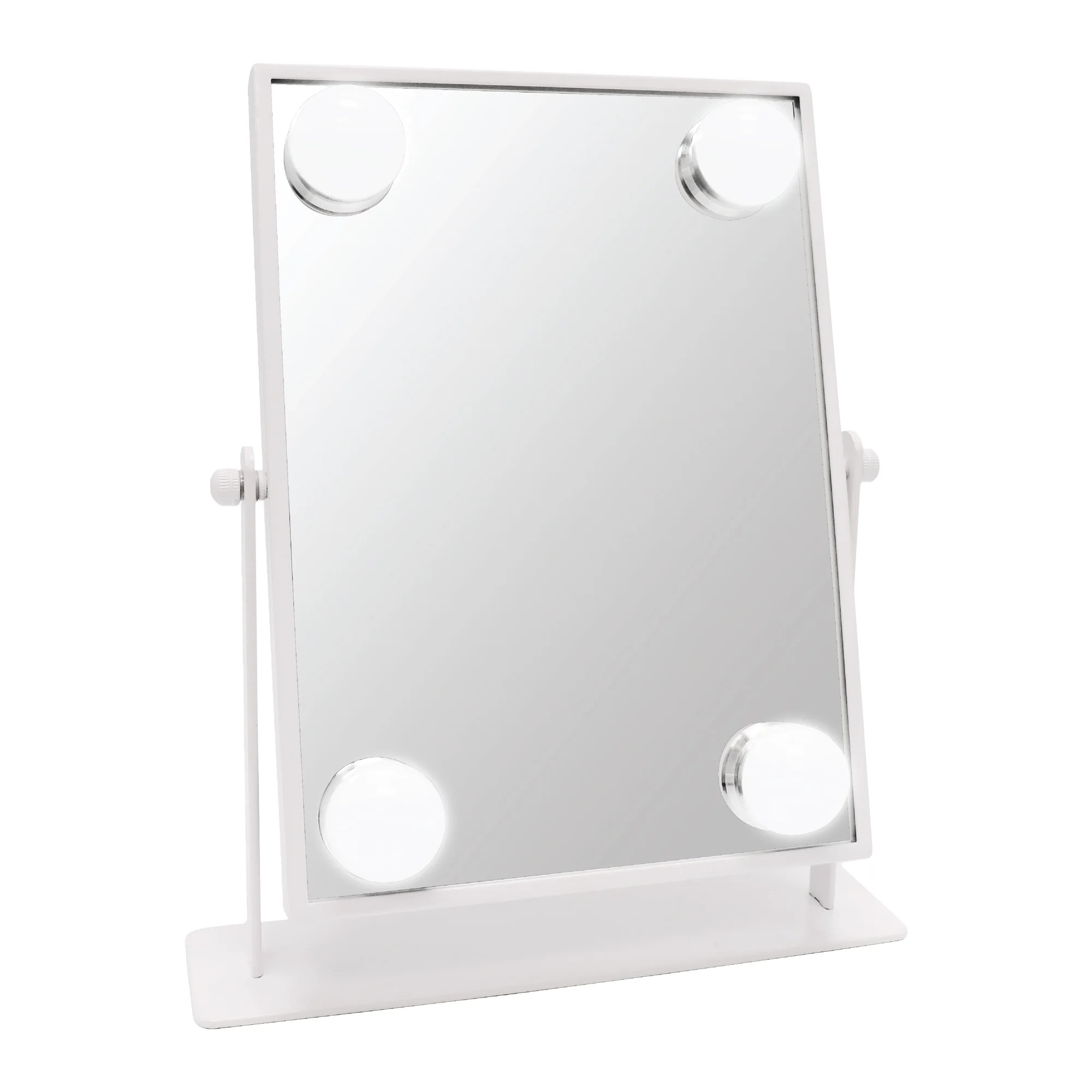 Danielle Creations Slim L.E.D. Lighted Vanity Makeup Mirror, White | Walmart (US)