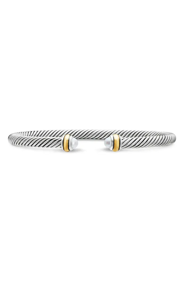 David Yurman Cable Classic Bracelet with 18K Gold & Semiprecious Stones, 4mm | Nordstrom | Nordstrom