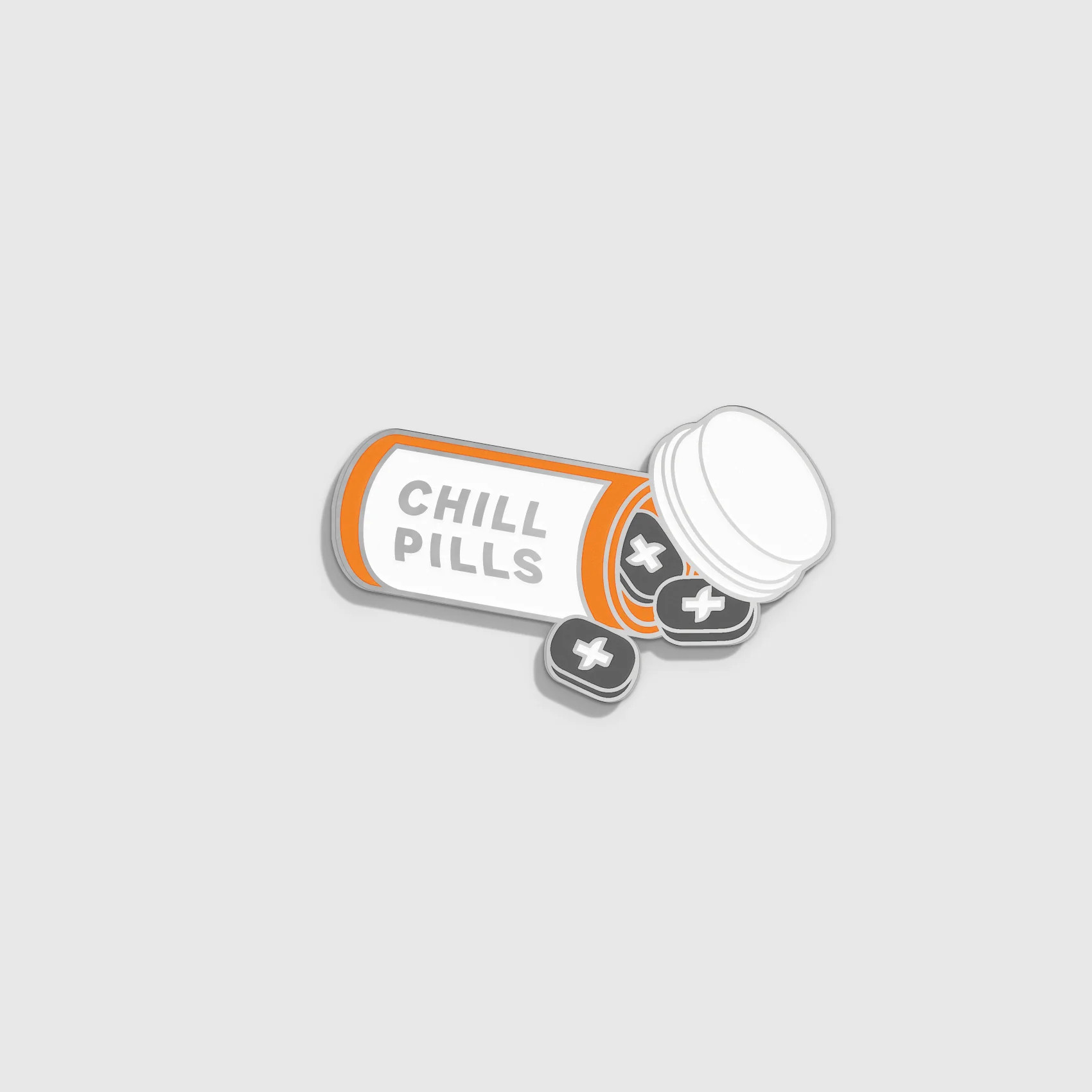 FIGS | V Coterie Chill Pills Enamel Pin | FIGS