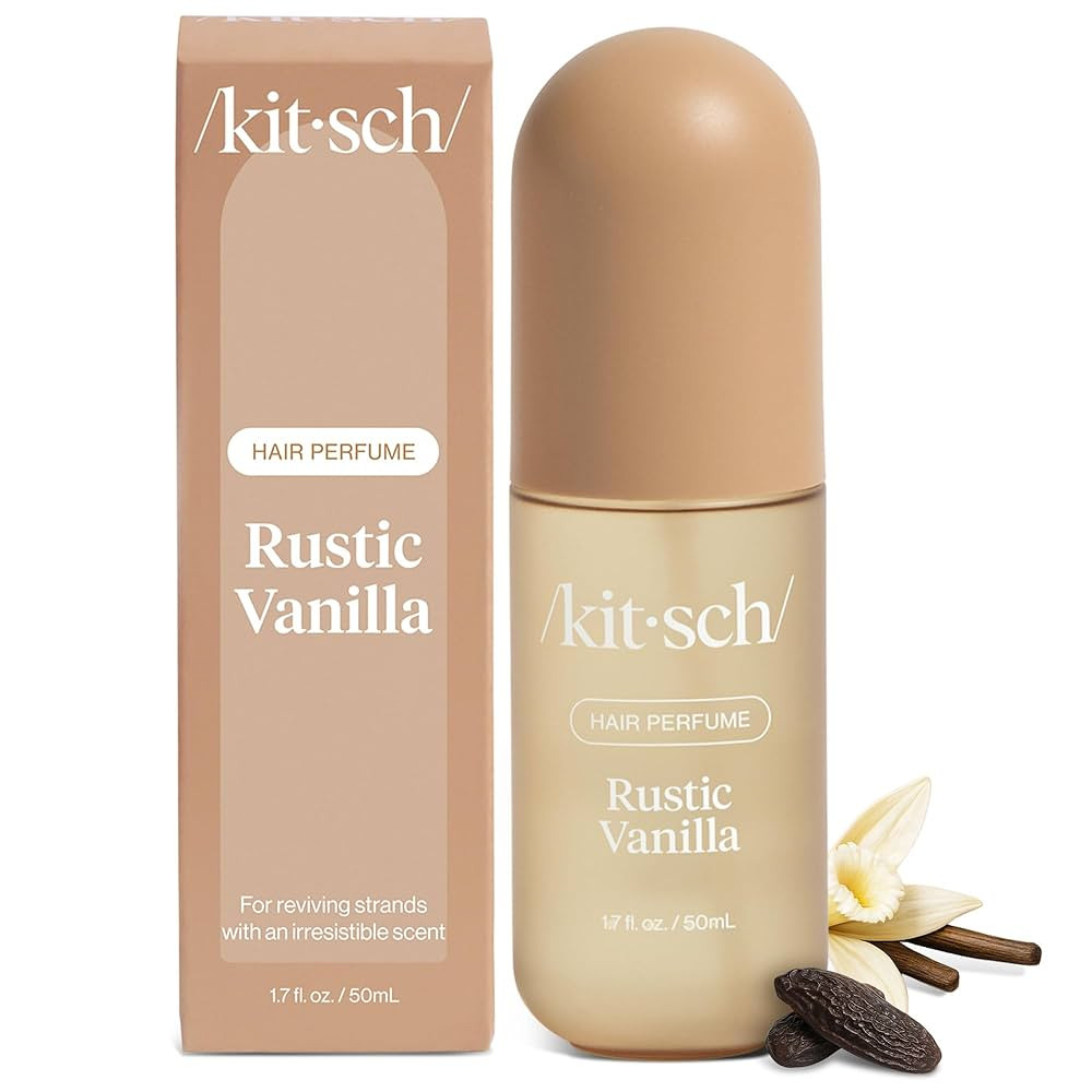 Kitsch Hair Perfume for Women - Rustic Vanilla | Clean, Deodorizing & Patented Odor-Eliminating T... | Amazon (US)