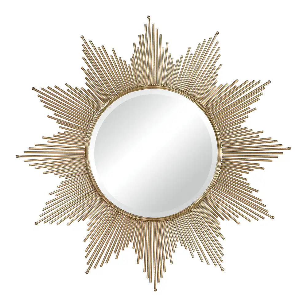 Churchfield Metal Frame Starburst Mirror (Gold Leaf) | Bed Bath & Beyond