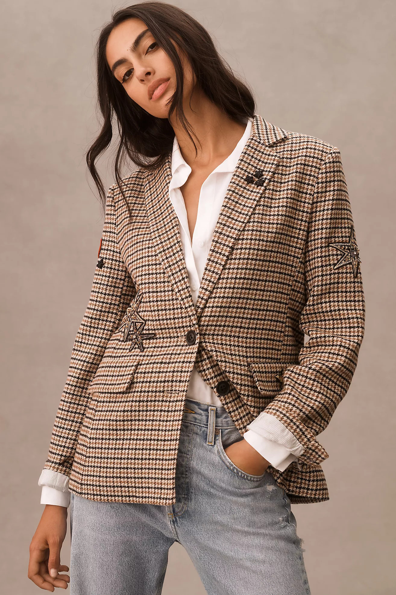 By Anthropologie Appliqué Blazer | Anthropologie (US)