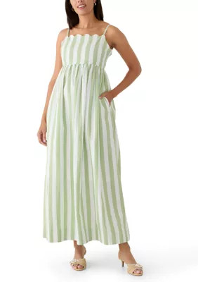Women's Sleeveless Scallop Maxi Dress | Belk