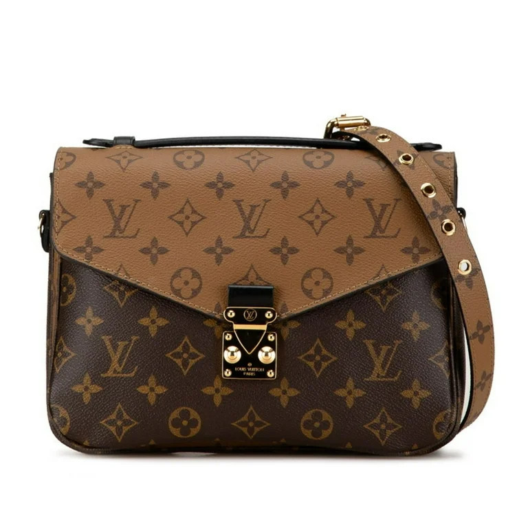 Pre-Owned Louis Vuitton Monogram Reverse Pochette Metis MM Handbag Shoulder Bag... (Good) | Walmart (US)