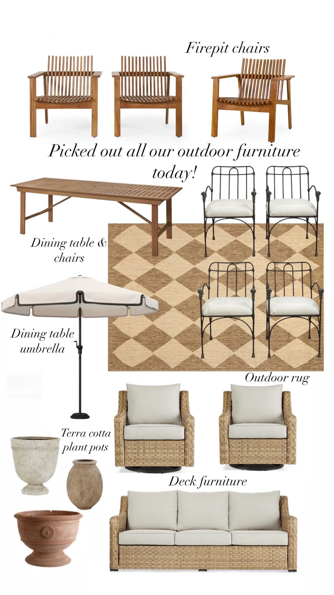 Outdoor furniture 