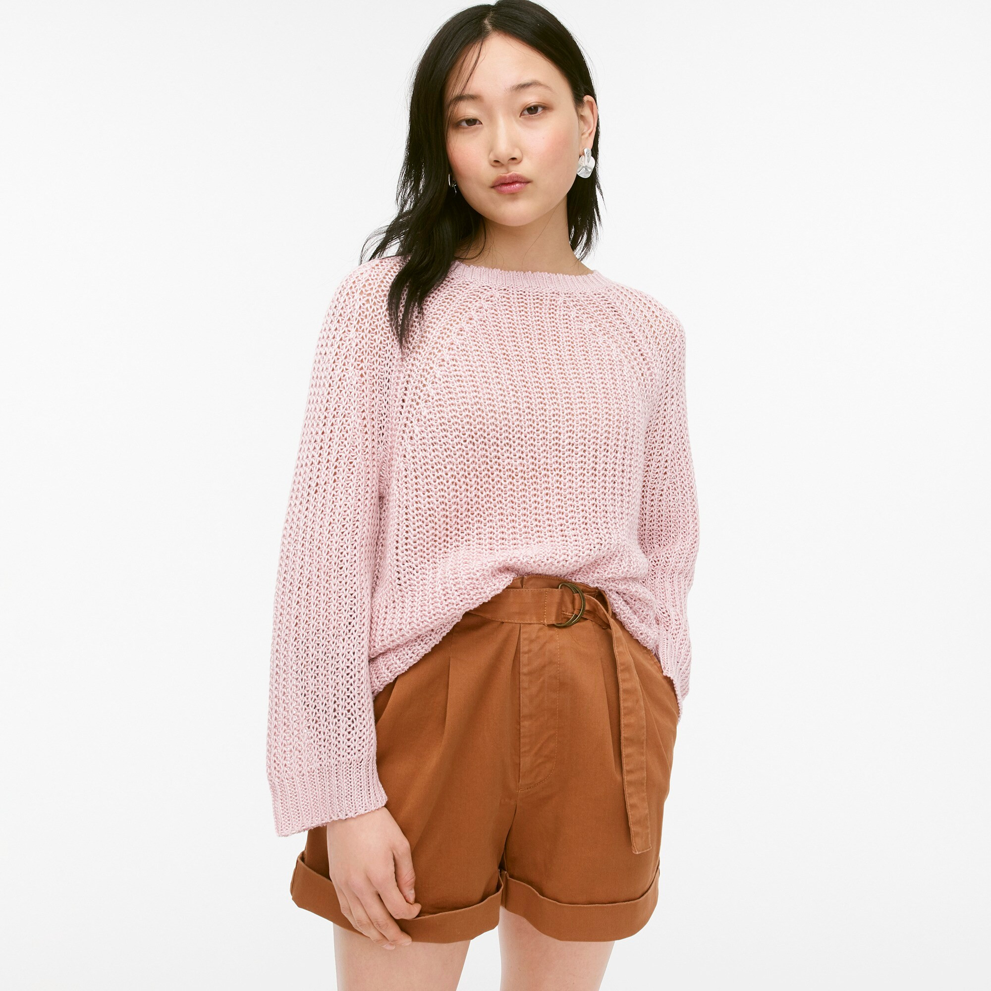 Relaxed-fit linen beach sweater | J. Crew US