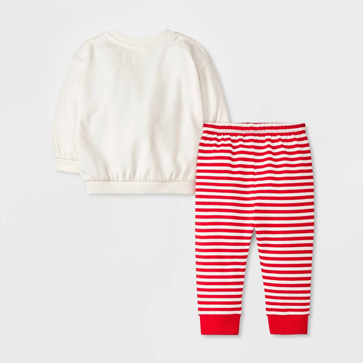 Baby Heart Fleece Set - Cat & Jack™ Cream Newborn | Target