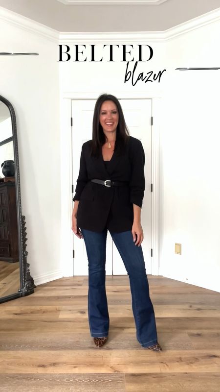 Styling Spanx Flare Jeans

Sizing:
Spanx-wearing medium, size up in Spanx and use code TRACYXSPANX for 10% off & free shipping. 

Date night | oversized blazer | leopard heels | dressy casual | camel heel | pink blazer | faux leather blazer | striped sweater 

#LTKunder100 #LTKunder50 #LTKstyletip