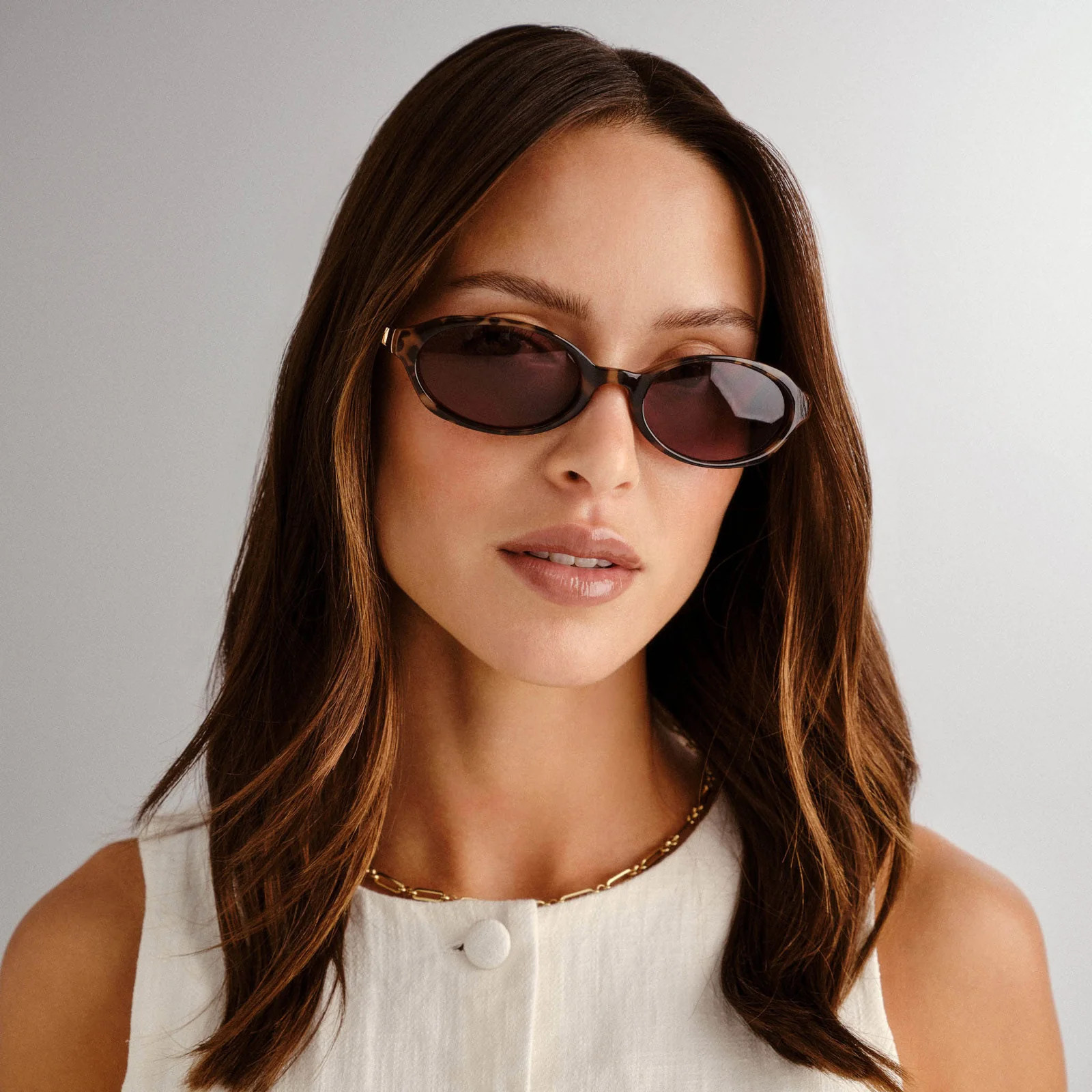 LUNITA | TORT SMOKEY BROWN MONO | Le Specs UK
