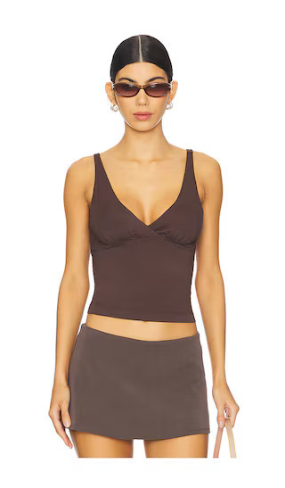 Geel Ren Top in Chocolate. - size XS | Revolve Clothing (Global)