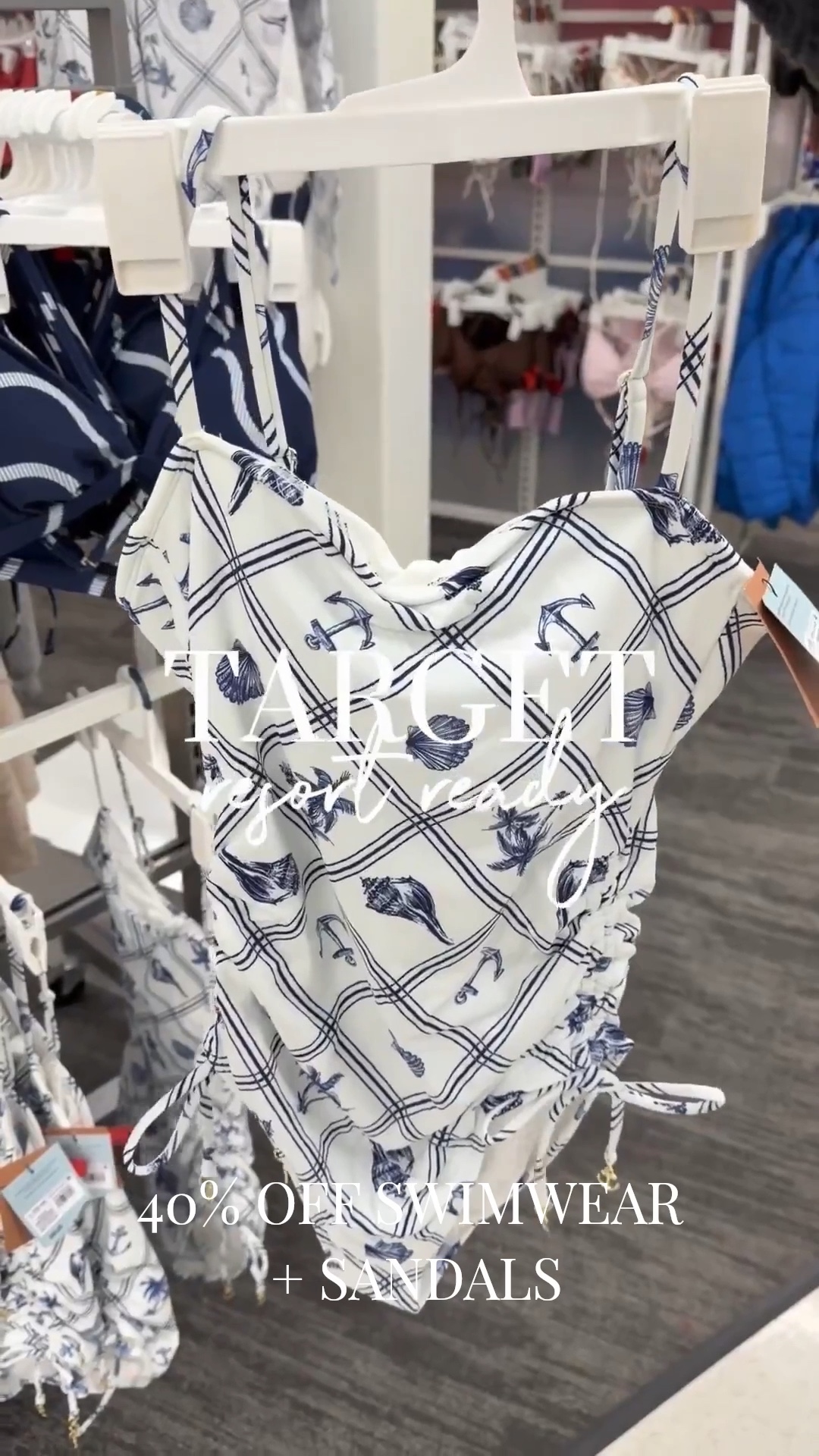 Today ONLY! 40% off swimwear and sandals!! Target new in resort wear! 🩵✈️☀️🌴 

Vacation outfit. Swim. Swimwear. Resort wear. 

#LTKSaleAlert #LTKSwim #LTKTravel