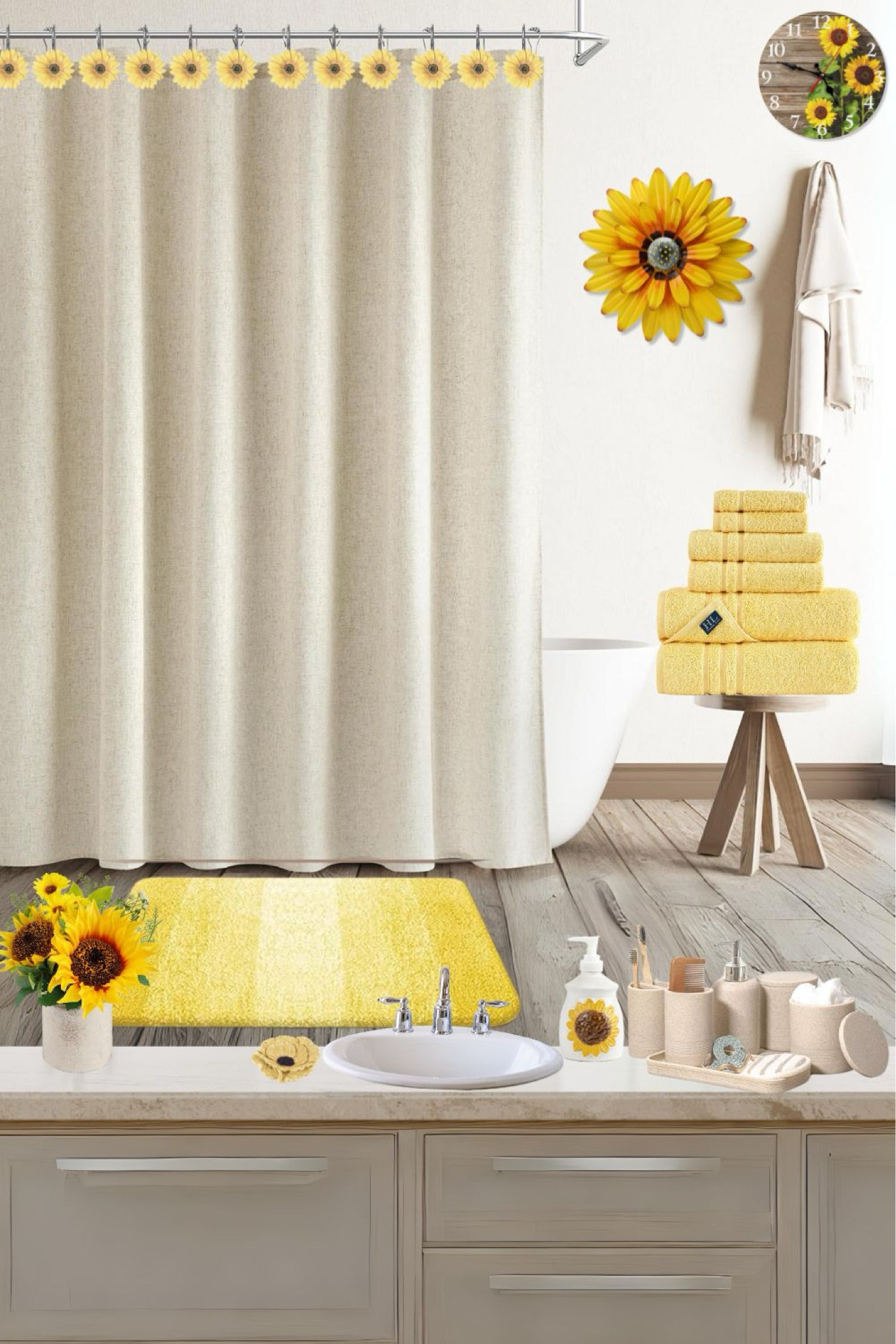Sunflower bathroom decor ideas!

#LTKSeasonal #LTKhome