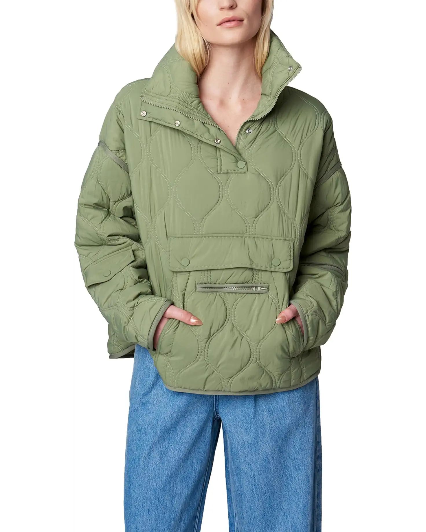 Quilted Pullover Jacket | Zappos