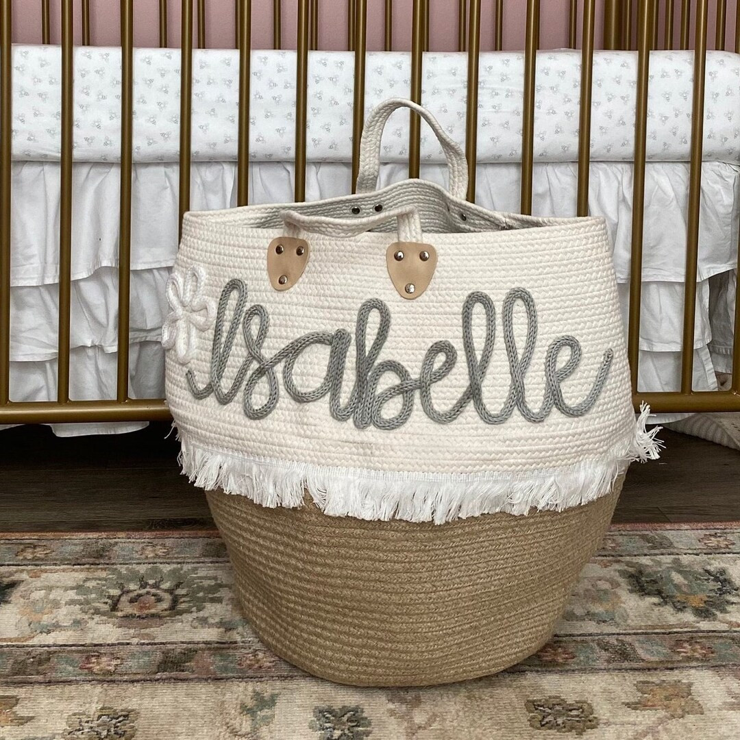 Custom Laundry Basket Baby Shower Gift Custom Name Gift - Etsy | Etsy (US)