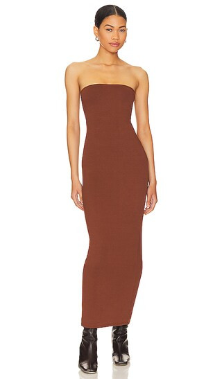 X Revolve Essential Dunn Maxi Dress in Cappuccino | Revolve Clothing (Global)