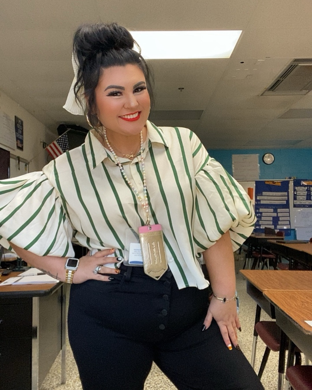Cheetah print and stripes, living for all the patterns 🤎🖤

#LTKMidsize #LTKPlusSize #LTKVideo
