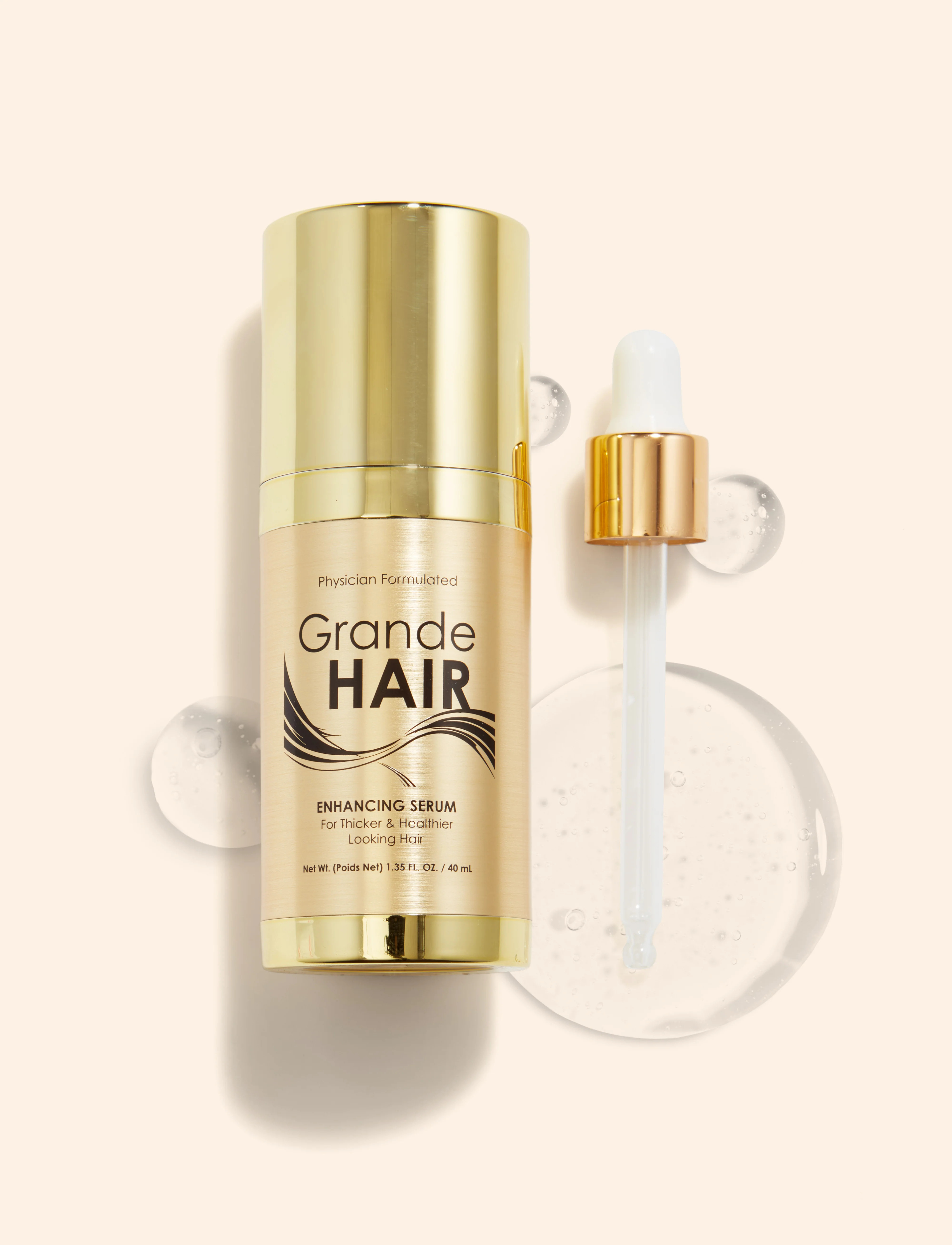 GrandeHAIR Serum: Natural & Thickening | Grande Cosmetics, LLC