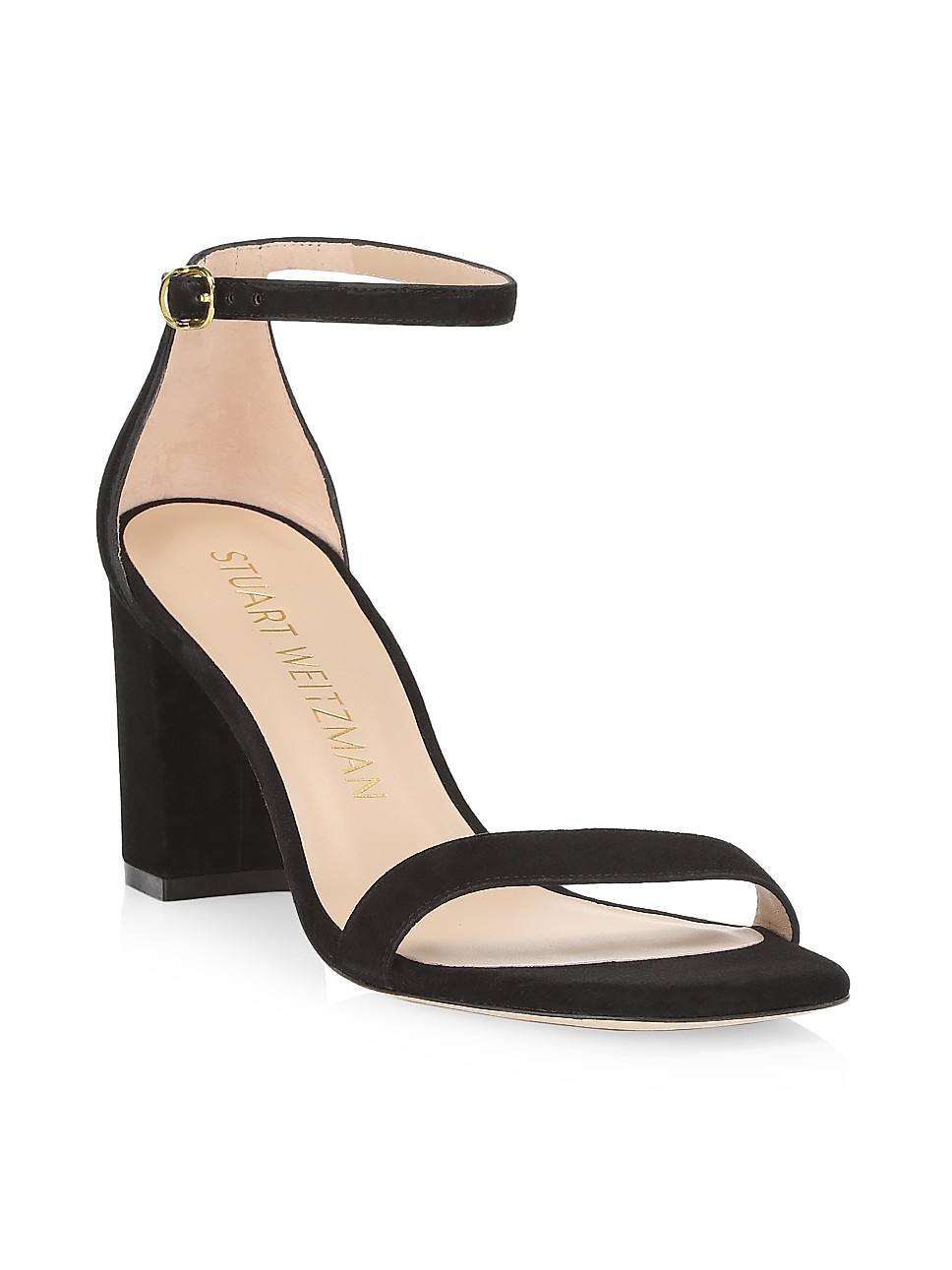 Nudistcurve Suede Ankle-Strap Sandals | Saks Fifth Avenue