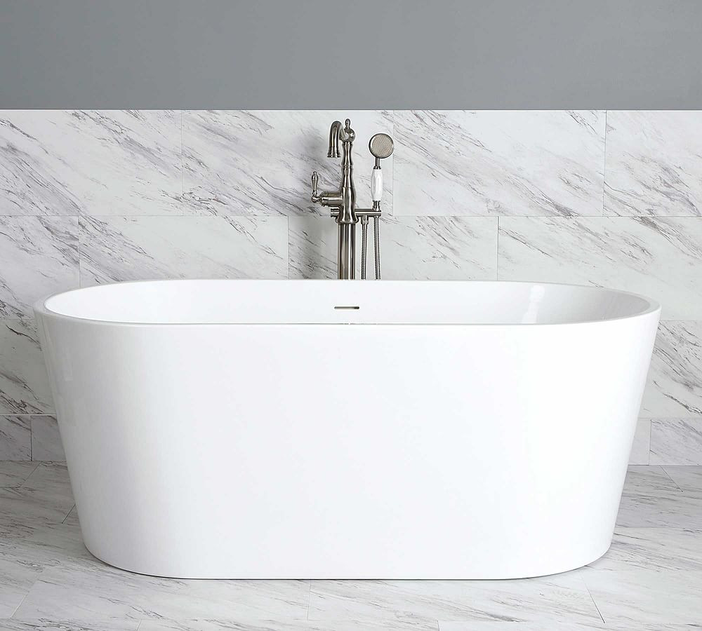 Ceibas 59" Freestanding Bathtub | Pottery Barn (US)