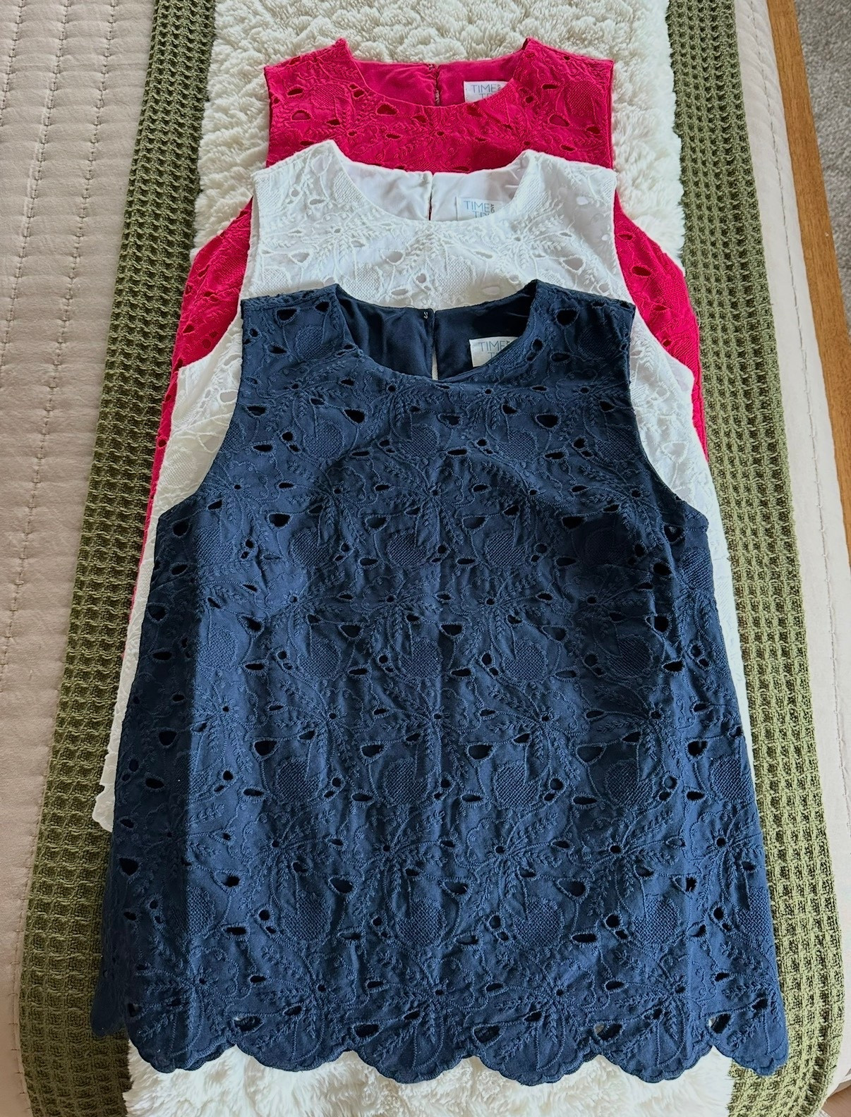 This eyelet tank from last summer is back!!!! 