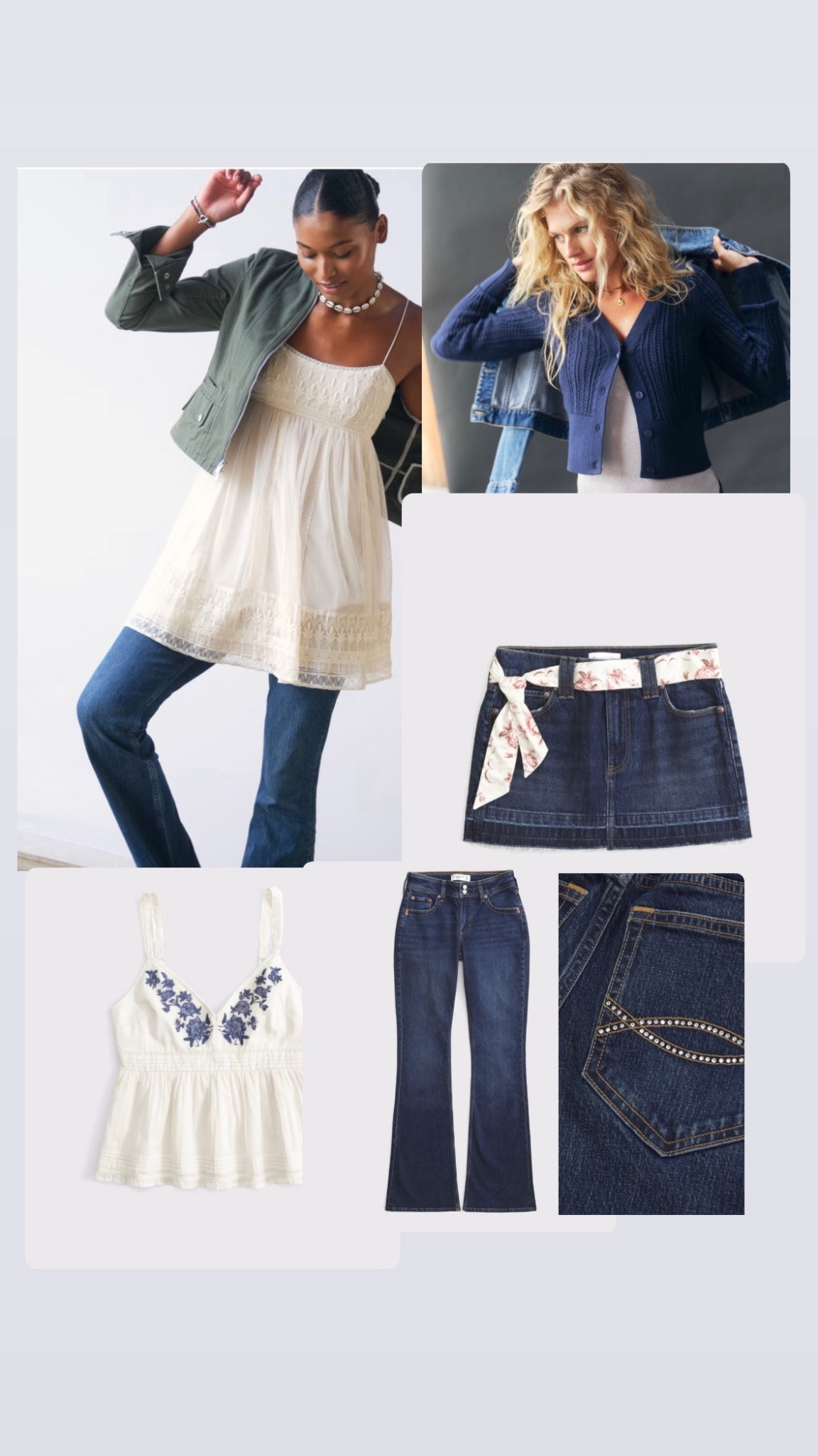 Abercrombie vintage collection aka the millennial early 2000s wardrobe 🙌🏻🙌🏻