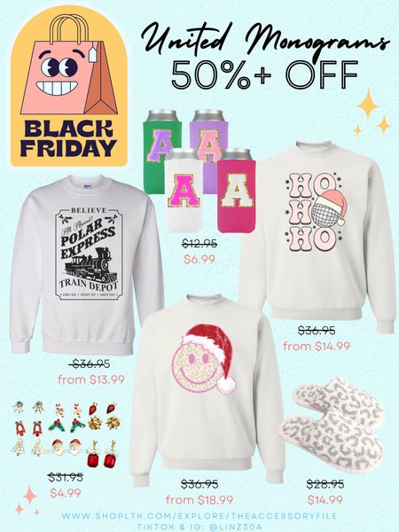 50% off or more Doorbusters! 

Christmas earrings, Christmas jewelry, letter patch koozies, Christmas sweatshirts, graphic tees, graphics sweatshirts, fuzzy slippers, gifts for her, teen gifts, gifts for mom, Christmas outfit, winter outfit, Black Friday, cyber week, United monograms, custom items   #blushpink #winterlooks #winteroutfits #winterstyle #winterfashion #wintertrends #shacket #jacket #sale #under50 #under100 #under40 #workwear #ootd #bohochic #bohodecor #bohofashion #bohemian #contemporarystyle #modern #bohohome #modernhome #homedecor #amazonfinds #nordstrom #bestofbeauty #beautymusthaves #beautyfavorites #goldjewelry #stackingrings #toryburch #comfystyle #easyfashion #vacationstyle #goldrings #goldnecklaces #fallinspo #lipliner #lipplumper #lipstick #lipgloss #makeup #blazers #primeday #StyleYouCanTrust #giftguide #LTKRefresh #LTKSale #springoutfits #fallfavorites #LTKbacktoschool #fallfashion #vacationdresses #resortfashion #summerfashion #summerstyle #rustichomedecor #liketkit #highheels #Itkhome #Itkgifts #Itkgiftguides #springtops #summertops #Itksalealert #LTKRefresh #fedorahats #bodycondresses #sweaterdresses #bodysuits #miniskirts #midiskirts #longskirts #minidresses #mididresses #shortskirts #shortdresses #maxiskirts #maxidresses #watches #backpacks #camis #croppedcamis #croppedtops #highwaistedshorts #goldjewelry #stackingrings #toryburch #comfystyle #easyfashion #vacationstyle #goldrings #goldnecklaces #fallinspo #lipliner #lipplumper #lipstick #lipgloss #makeup #blazers #highwaistedskirts #momjeans #momshorts #capris #overalls #overallshorts #distressesshorts #distressedjeans #whiteshorts #contemporary #leggings #blackleggings #bralettes #lacebralettes #clutches #crossbodybags #competition #beachbag #halloweendecor #totebag #luggage #carryon #blazers #airpodcase #iphonecase #hairaccessories #fragrance #candles #perfume #jewelry #earrings #studearrings #hoopearrings #simplestyle #aestheticstyle #designerdupes #luxurystyle #bohofall #strawbags #strawhats #kitchenfinds #amazonfavorites #bohodecor #aesthetics 


#LTKCyberweek #LTKsalealert #LTKGiftGuide