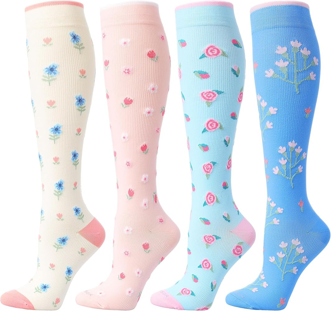 LEVSOX Compression Socks Women and Men, 20-30mmHg, Best for Nurses, Travel, Pregnancy | Amazon (US)