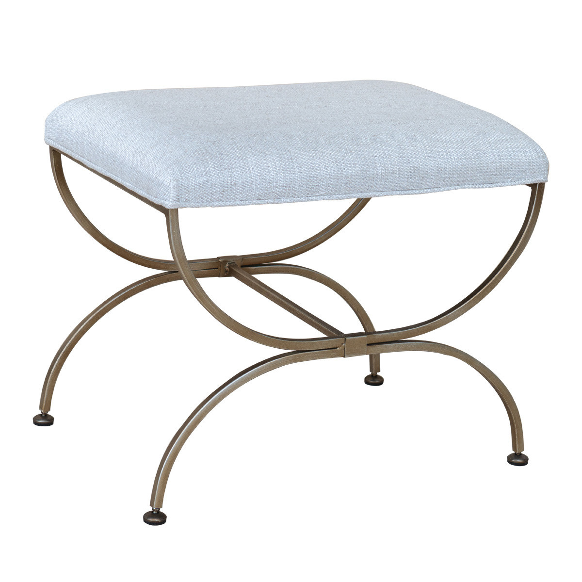 Novak Upholstered Stool | Temple & Webster AU