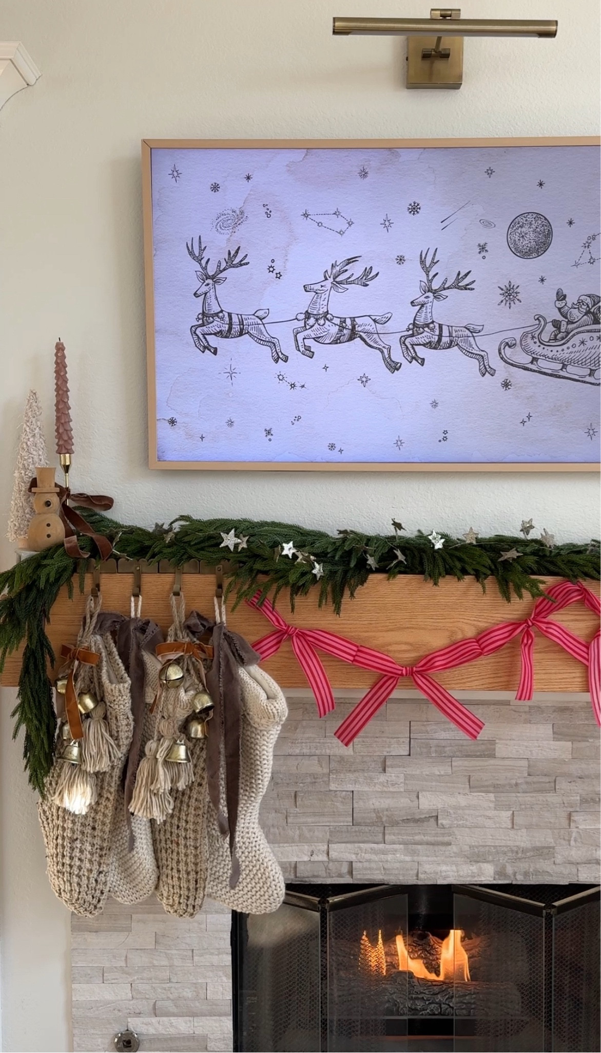 Christmas mantel, Christmas decor, target home decor, target decor, wrapping paper 

#LTKFindsUnder50 #LTKHome #LTKHoliday