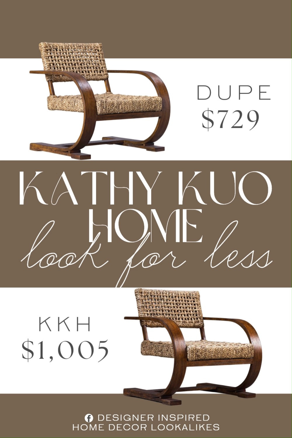 Inspired by Kathy Kuo Home Woven Seat Arm Chair. Woven Seat Dining Chair. Teak Wood Accent Chair. Handwoven Seat Chair. Natural Wood Arm Chair. Coastal Accent Chair. Rustic Modern Armchair. Minimalist Accent Chair. Statement Accent Chair. 

Home more affordable option find copy cat similar look for less budget friendly affordable cheap cheaper beautiful pretty. Clearance sale coupon code discount code promo code luxury lookalike look a like Inspo inspiration inspired by idea ideas Love like these? I share multiple every day in my FB group.
#LTKhome #kathykuohomeinspired #wovenchair #accentchair #teakwoodchair #sidechair #armchair #furniturefinds #diningchair #diningroominspo 

 #LTKHome