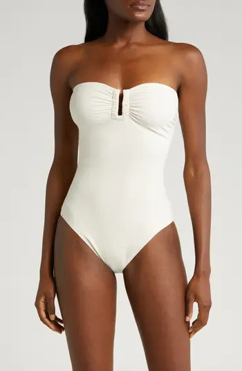 Ulla Johnson Monterey Strapless One-Piece Swimsuit | Nordstrom | Nordstrom