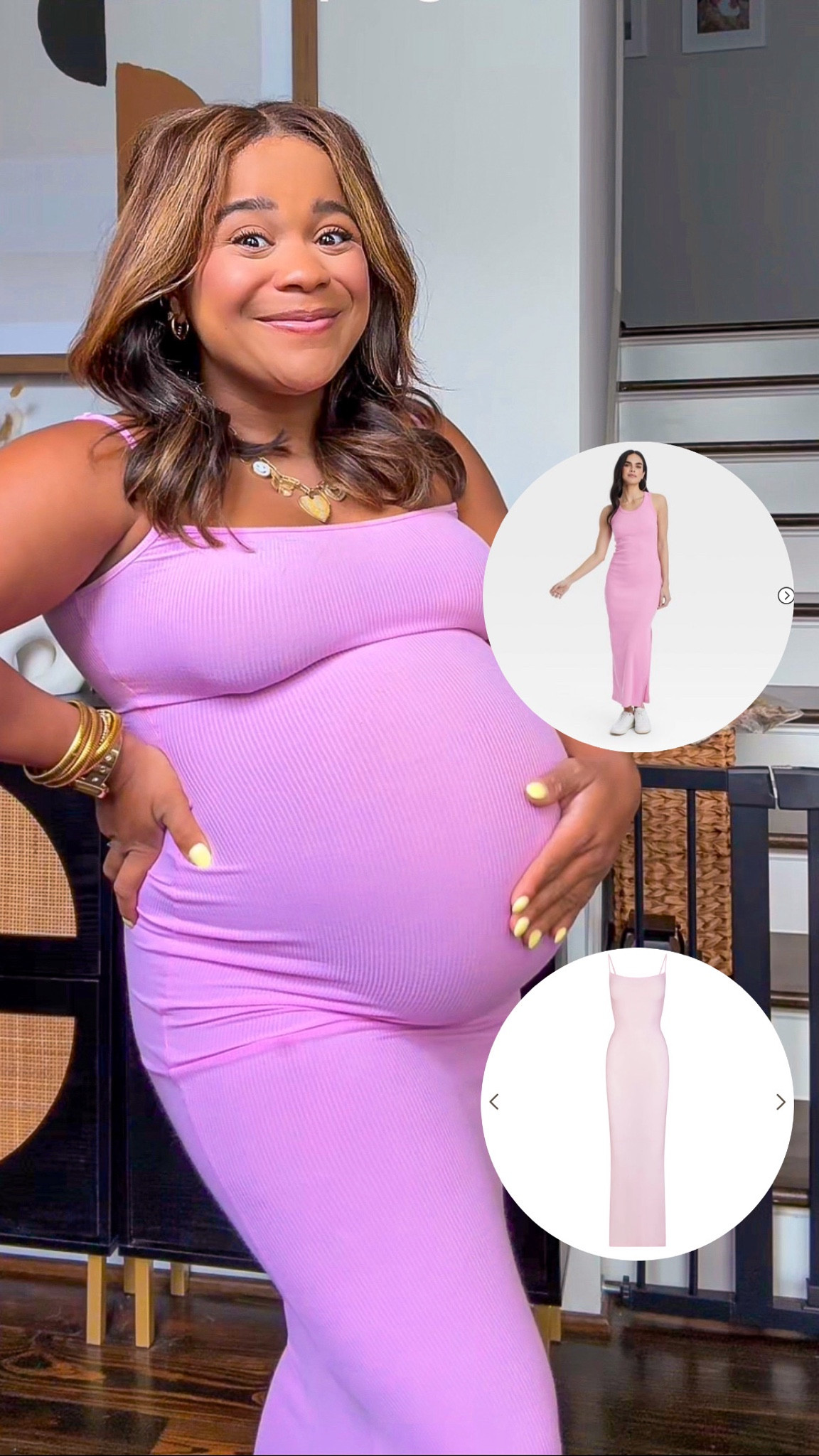 BUMP FRIENDLY MAXI DRESS: wearing a small here! 

#LTKFindsUnder100 #LTKFindsUnder50 #LTKBump