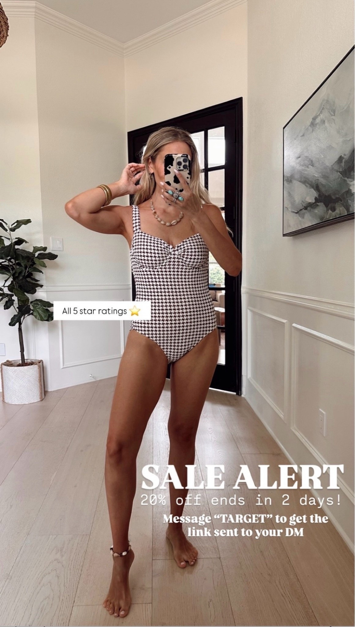 🤍 SALE  ALERT‼️ 20% off ends in 2 days!

I went up one size (medium)

5’5” // 120 lbs