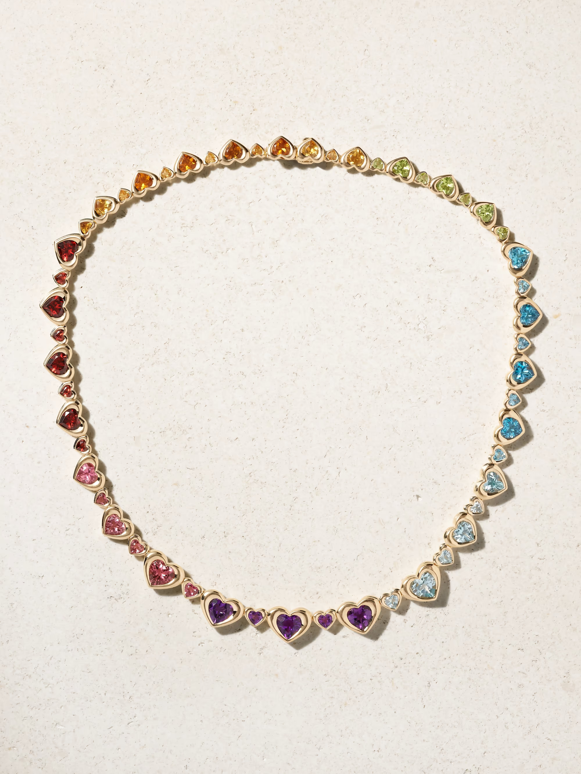 Cupid's Chokehold 14-karat gold multi-stone necklace | NET-A-PORTER (US)